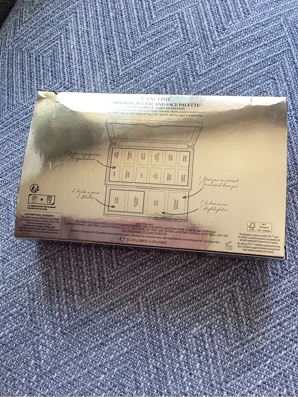 🆕 Lancôme 12‑Shade Rose & Neutral Eyeshadow Palette - Picture 4 of 6